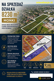 Działka 8230m2 Mońki - widok główny