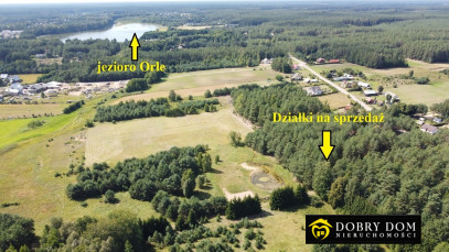 Działka 1715m2 Gorczyca — zdjęcie od frontu