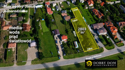 Działka 2803m2 Fasty — zdjęcie od frontu