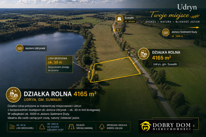 Działka Sprzedaż Udryn 1