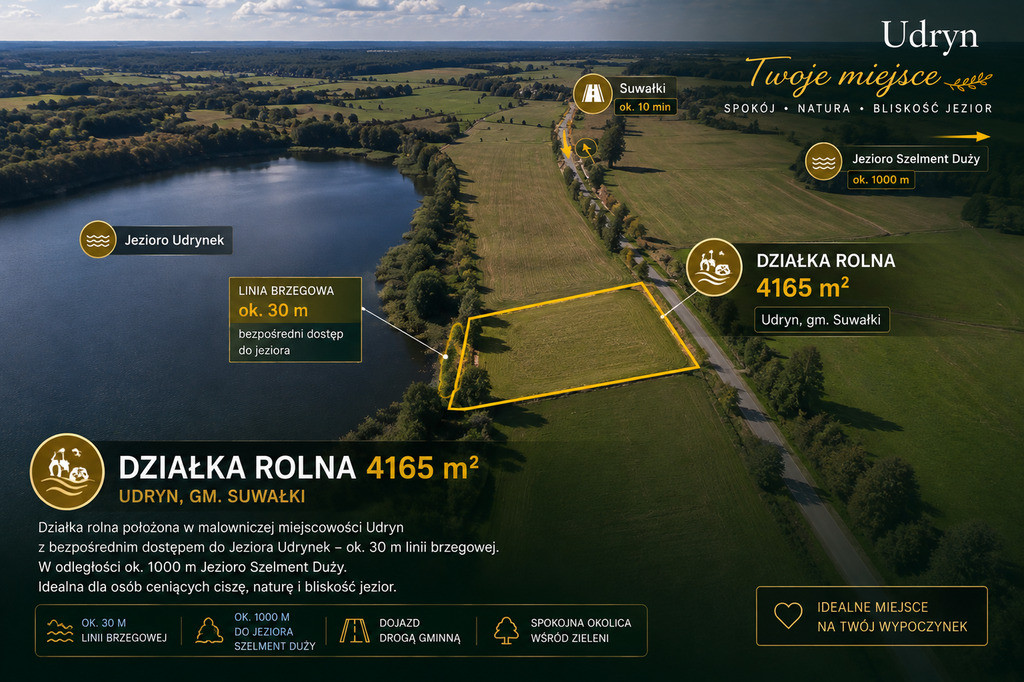 Działka nad Jeziorem/Suwalszczyzna