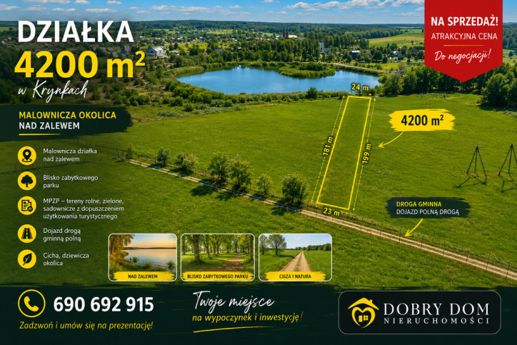 Działka Sprzedaż Krynki 1