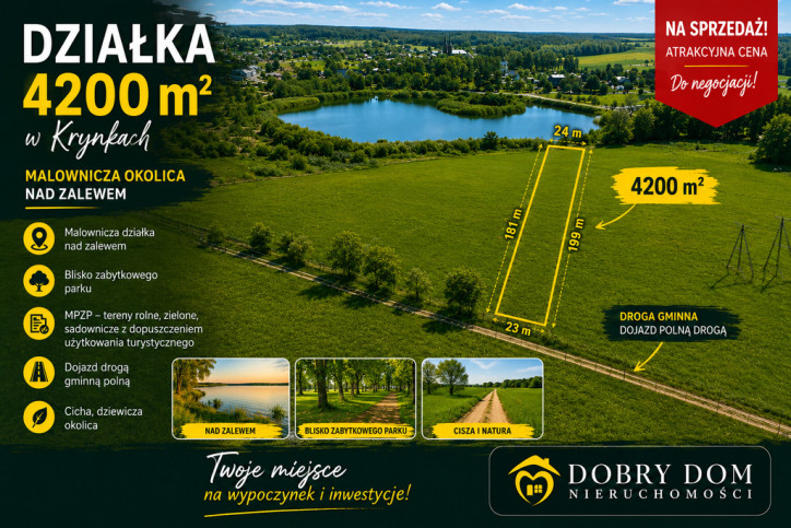 Działka Sprzedaż Krynki 1