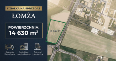 Działka 14630m2 Łomża — widok główny