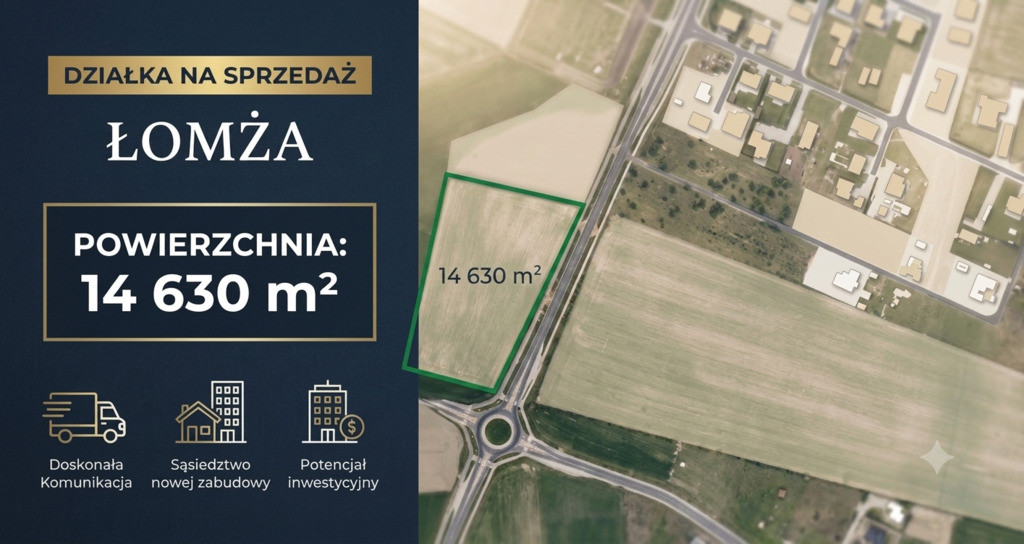 Atrakcyjna działka 14 630 m²
