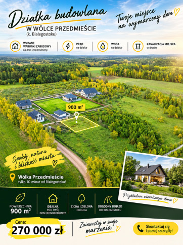 Działka Sprzedaż Wólka-Przedmieście 1
