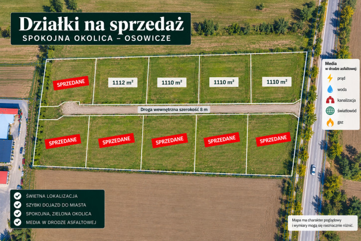 Działka Sprzedaż Osowicze 1
