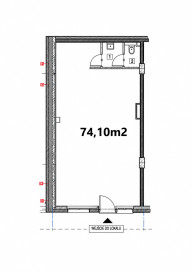 Lokal 74m2 Białystok - wnętrze 2