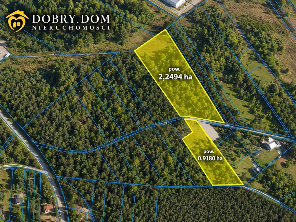 Dwie działki – Hryniewicze 9 180 m² i…
