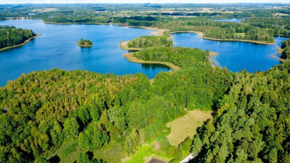 Działka 21277m2 Krzywe — zdjęcie od frontu