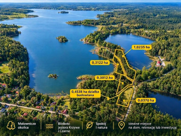 Działka 21277m2 Krzywe — widok główny