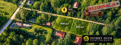 Działka 400m2 Tarnopol - zdjęcie od frontu