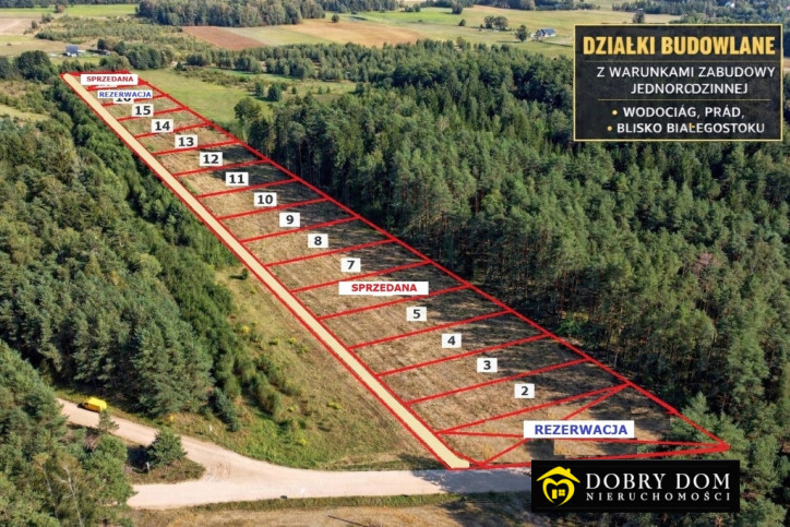 Działka Sprzedaż Borowiki 2