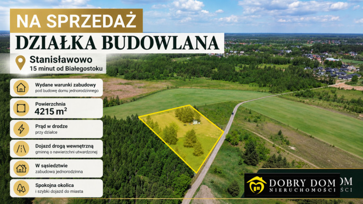 Działka Sprzedaż Stanisławowo 1