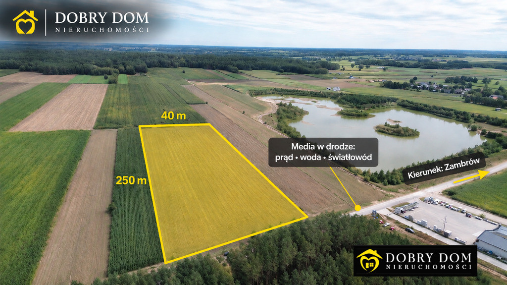 Działka 10000m2 Szumowo - widok główny