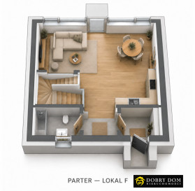Dom 68m2 Białystok - wnętrze 2