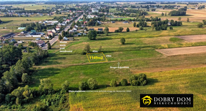 Działka 1147m2 Krypno Kościelne - widok główny