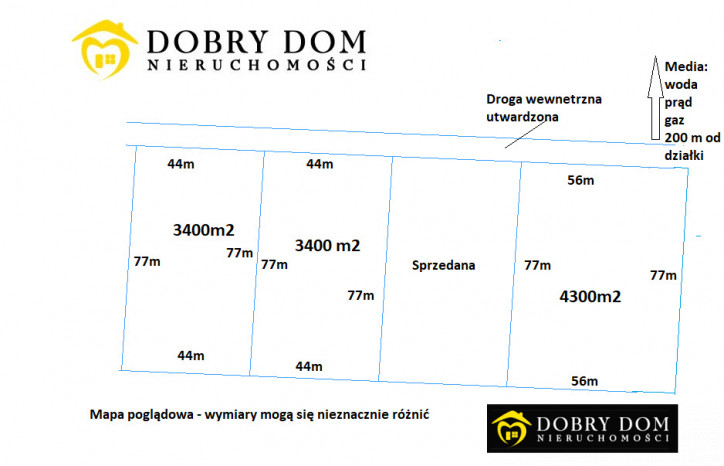 Działka Sprzedaż Skrybicze 1